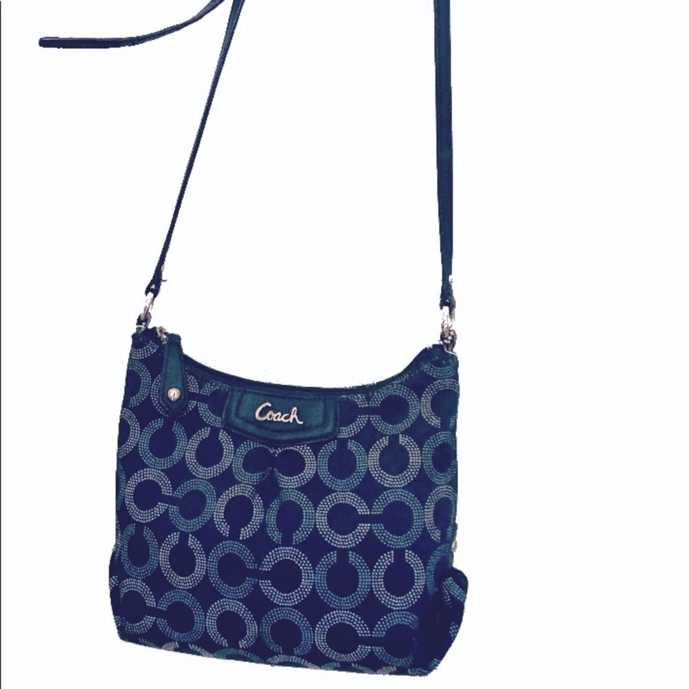 COACH Ashley Dotted Art Crossbody